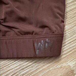 YITTY Chocolate Brown Activewear Top